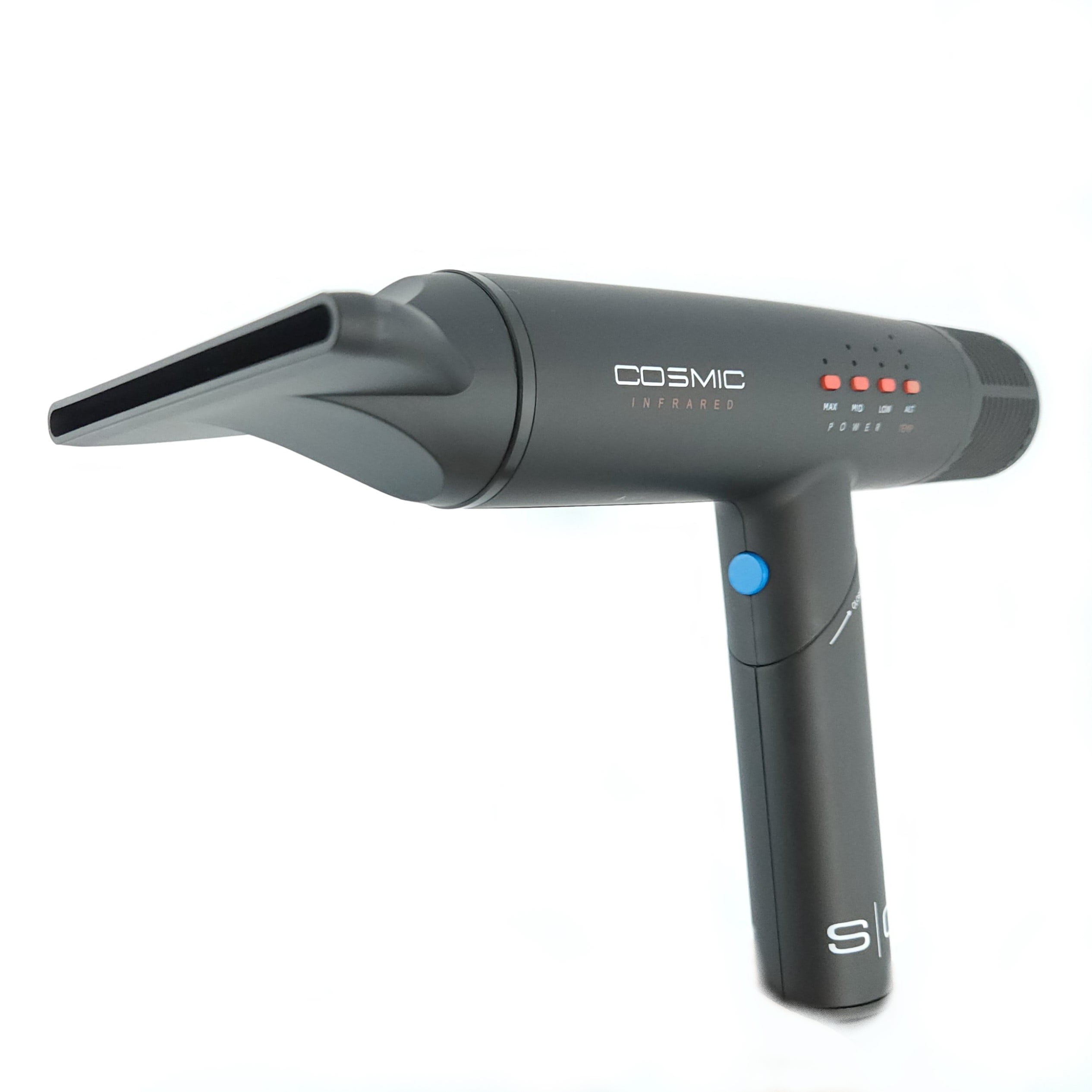 StyleCraft Cosmic Compact Foldable Ionic Hair Dryer, 1400W, Black, Professional Lightweight Brushless Motor