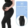 thumbnail image 4 of MISS MOLY Womens Maternity Leggings Yoga Pants Support Over Belly Contour Pregnancy Leggings, 4 of 6