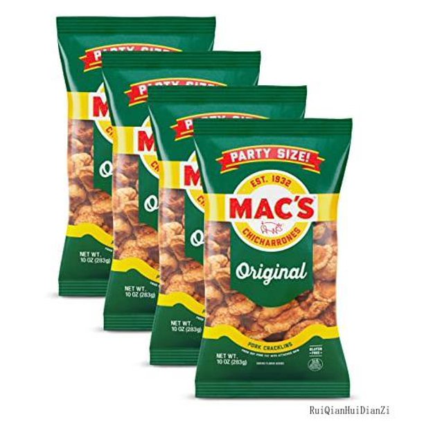 Original Cracklins Pork Rind (10 Ounce, Pack Of 4)