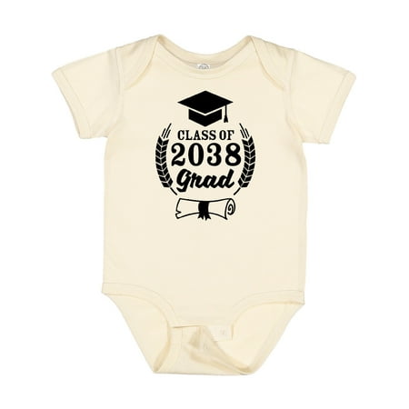 

Inktastic Class of 2038 Grad with Diploma and Graduation Cap Gift Baby Boy or Baby Girl Bodysuit