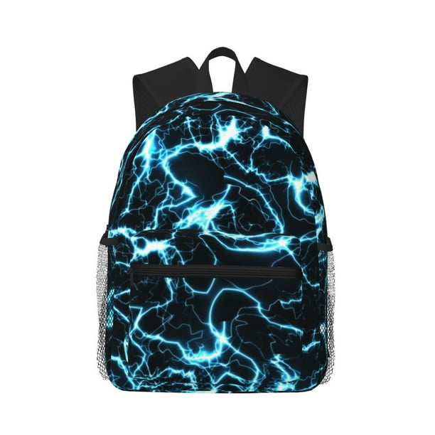 Disketp Lightning Mochila Ligera Clásica con Múltiples Bolsillos, Mochila Casual para Hombre y Mujer, Ideal para Escuela, Trabajo y Viajes