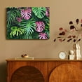 thumbnail image 4 of Fenyluxe Leaves Plant Jungle Canvas Wall Art Ready to Hang for Home Decor - Ideal Gift for Various Occasions 16x12in, 4 of 6