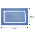 thumbnail image 2 of Juego de alfombras de baño de microfibra absorbentes suaves y alfombras de baño con contorno en forma de U, accesorios de decoración del hogar, alfombra de baño antideslizante, juego de alfombrillas, 2 of 5