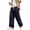 AC04_Blue, variant on Boys Uniform Cargo Pants Kids Cotton Straight Baggy Pants Drawstring Casual Trouser with Pocket Beige 150