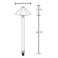 thumbnail image 4 of VOLT Parasol 12V Brass Path Light (25" Tall), 4 of 4