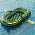 thumbnail image 3 of Inflatable Boat Iatable Boat Kayak Canoe Portable Fishing Boat Raft For Lake With Oars Pump For 1&2 Adults People 192x113cm, 3 of 5