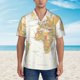 thumbnail image 2 of Balery World Map 1 Camisas hawaianas de manga corta para hombre, camisas playeras de corte holgado, camisas de vacaciones con botones,XX-Large, 2 of 7