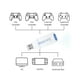 thumbnail image 2 of Convertidor de mando DS50 Pro Compatible con accesorios de control de movimiento multiplataforma para PS5/PS4/Xbox Elite Pro Controller, 2 of 7