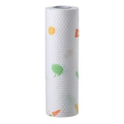 Angle View: Kitchen Disposable Cleaning Rag Paper Oil Absorption Hand Washing Dish Towel Follure