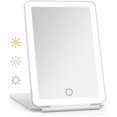 thumbnail image 1 of Folding Travel Lighted Makeup Mirror with 3 Colors Light Modes USB Portable 7.9 in Touch Screen, 1 of 9