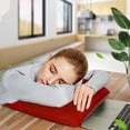 thumbnail image 5 of Almohada inflable para acampar, almohada de viaje, almohada de aire de tela flocada para mayor comodidad, 5 of 5