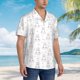 thumbnail image 3 of Fotbe Heart Rabbit Camisa Hawaiana para Hombre Unisex – Camisa Casual de Verano con Botones de Manga Corta de Algodón y Lino,Large, 3 of 7