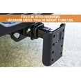 thumbnail image 3 of Buyers Products B2276327 2 in. Pintle Hook Mount - 3 Position with 9 in. Shank - PM90 - Black, 3 of 6