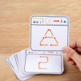 thumbnail image 6 of Match Puzzle Game, Wooden Brain Teaser, 30 Question Cards, Tangram Logic Puzzle, Educational Toy, Kids Holiday Gift, Storage Box, 6 of 6