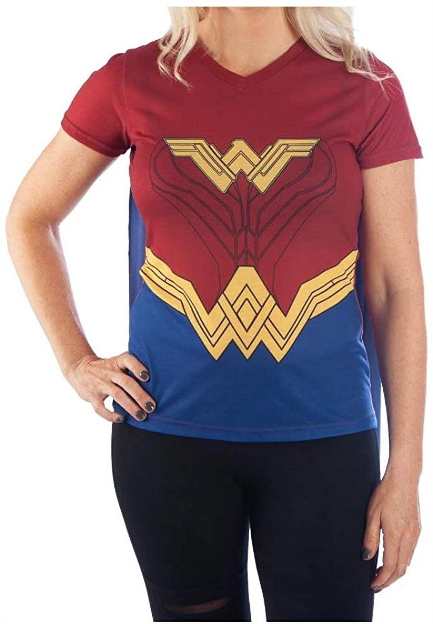 WONDER WOMAN 52 2-Sided Sublimated All Over Print Poly Juniors T-Shirt 