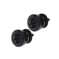 thumbnail image 1 of Xuanheng 2 Pcs Verrous de Guitare Boutons Ficelles Clous Robustes Queue de Guitare Noir, 1 of 8
