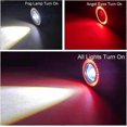 thumbnail image 5 of 2PCS Super Bright 3"Universal Projector LED Fog Lights 12V 10W Red COB Daytime Running Lights DRL Fog Lights, 5 of 5