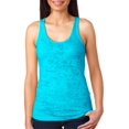 thumbnail image 1 of Next Level N6533 Women's Sleeveless Burnout Top - Tahiti Blue - X-Large, 1 of 2