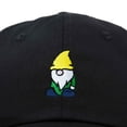 thumbnail image 2 of Dalix Gnome Embroidered Cotton Baseball Cap Adjustable Dad Hat Mens in Black, 2 of 5