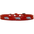 thumbnail image 2 of Mirage Pet 720-29 RDC20 Polar Bear Widget Croc Dog Collar, Red - Size 20, 2 of 2