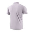 thumbnail image 3 of Fnnxeal Polo Shirts for Men, Short Sleeves Summer Casual Big and Tall Shirt Collared Mens Purple Polo Shirts Size 5XL, 3 of 8