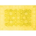thumbnail image 1 of Ahgly Company Indoor Rectangle Oriental Yellow Traditional Area Rugs, 6' x 9', 1 of 4