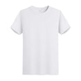 thumbnail image 1 of Camiseta lisa de cuello redondo para mujer Camisetas en blanco Yuyangstore Camisetas para hombre, 1 of 8