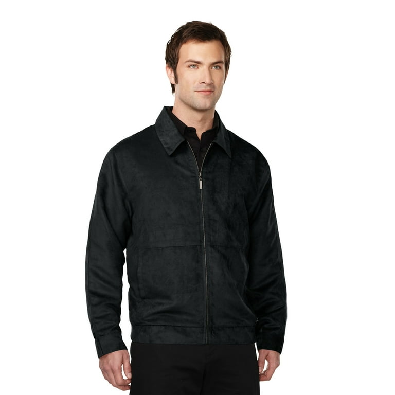 Tri Mountain Gold Conrad J2930 Suede Jacket 4X Large Black