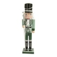 thumbnail image 1 of Cascanueces de madera de 15 pulgadas, soldado navideño, figura tradicional hecha a mano para decoración navideña, adorno de mesa ligero y resistente., 1 of 9