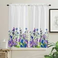 thumbnail image 3 of Spring Plant Watercolor Herb Curtain Home Decoration Living Room Short Curtains Window Treatments For Kitchen Bedroom, 3 of 6
