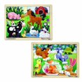 thumbnail image 1 of Melissa & Doug - Juego de rompecabezas de madera con animales - Mascotas y vida en la granja (12 piezas cada uno) Melissa & Doug 9832, 1 of 1