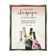 thumbnail image 3 of Stupell Industries Champagne and Love Quote Fashion Designer Glam Text Luster Gray Framed Floating Canvas Wall Art, 24x30, by Ziwei Li, 3 of 5