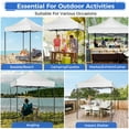 thumbnail image 5 of SANOPY 6.6 x 6.6 FT Pop Up Canopy Tent, Heavy Duty Canopy Easy Set up All Weather Waterproof Outdoor Canopy Tent for Parties, Beach, Garden, Camping with 1 Handbag, 3 Adjustable Heights, UPF50+, 5 of 8