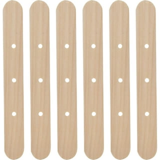Wooden Wicks for Candle Making, Wooden Wick Candle Wick Holder Birch Wood Wicks for Candles for Candle Making(150 * 20mm3 Holes)