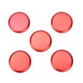 thumbnail image 2 of 5pcs Door Handle Exterior Push Button Cover Trim Fit for Jeep Wrangler 2007-2017Red, 2 of 5