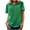 Green, variant on Patlollav Women Tees Under $10,Women's St. Patrick'S Day T-Shirt Shamrock Heart Print Round Neck Short Sleeve Casual Tops