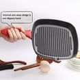 thumbnail image 5 of Lodge Red Hot Holder Heat Protecting Silicone Cast Iron Skillets with Keyhole Handle, 5 of 5