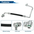 thumbnail image 4 of Manguera de Refrigerante de A/C para BMW 525i 2004-2005 Línea de Manguera de Presión de Aire Acondicionado No. 64536910804 Caucho Hierro, 4 of 6