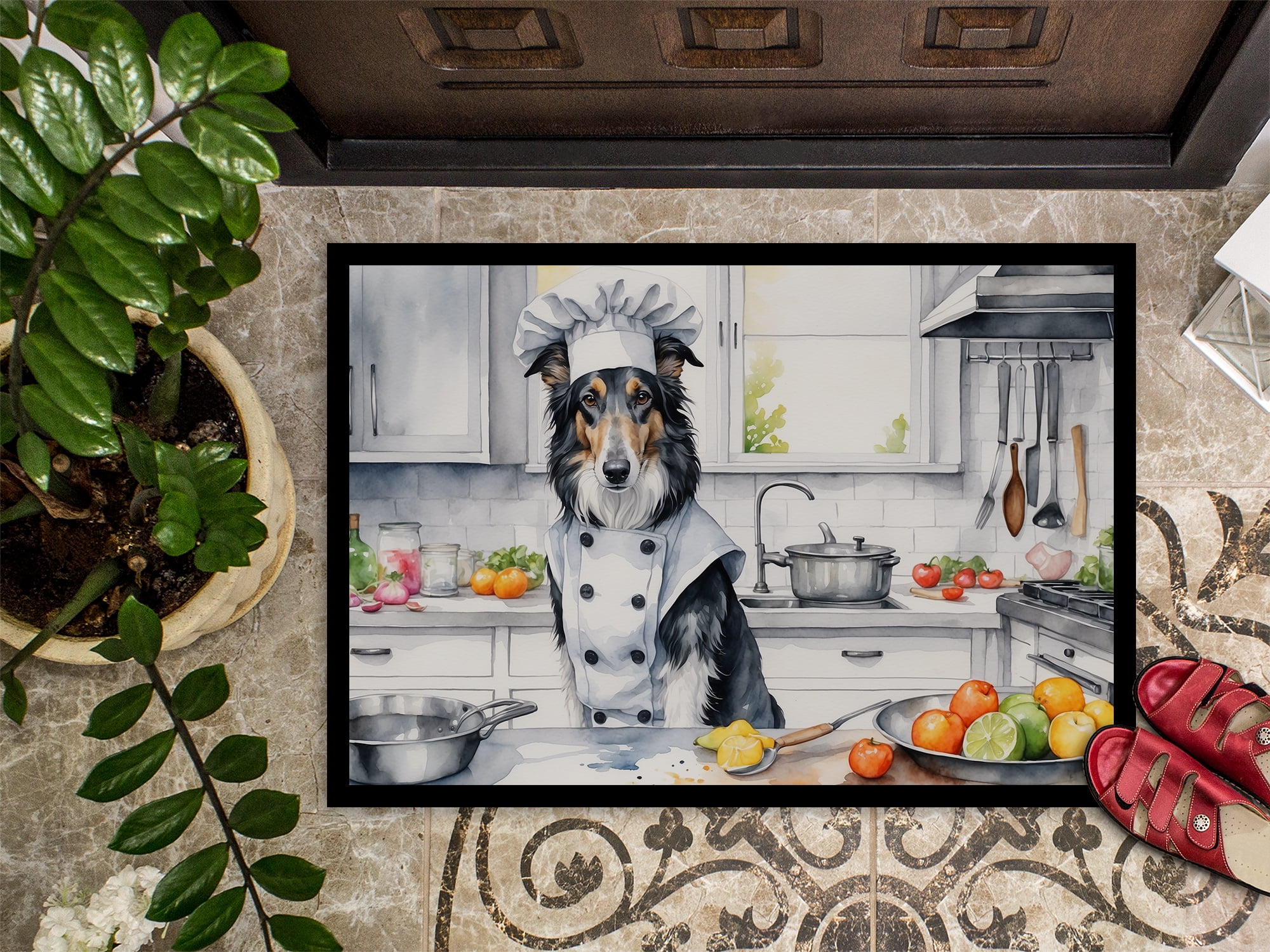 Borzoi The Chef Doormat