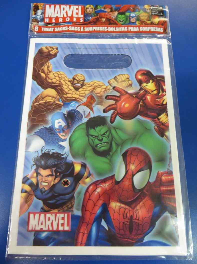 Marvel Avengers Assemble Resealable Sandwich Bags Treat Party Favor 20 per pkg. 
