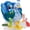 Peacock-Blue, variant on MorisMos 15.7'' Owl Stuffed Animals with 3 Plush Owl Babies, 2 Eggs, 1 Nest Set Toy