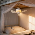 thumbnail image 4 of Outdor Rechargeable Small Ceiling Fan With Remote Control Dormitory Bed USB Fan Portable Outdoor Camping Night Light Fan, 4 of 5