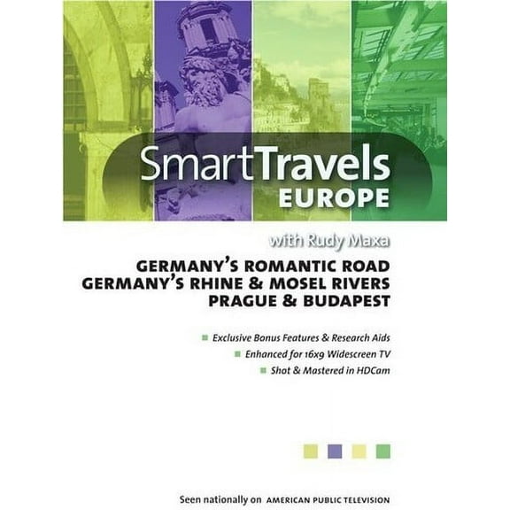 Smart Travels Europe With Rudy Maxa: Germany's Romantic Road / Rhine AndMosel Rivers / Prague and Bu (DVD), Small World Prod., Special Interests