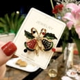 thumbnail image 2 of Broche De Navidad Pin Navidad Breastpin Corsage Cute Old Man And Elk Dripping Oil Badge Accesorios Kearding AP007459-04, 2 of 6