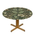 thumbnail image 3 of Nawypu  Fitted Round Tablecloth with Elastic Edge Wipe Clean William Morris Table Cloth for Outdoor/Indoor Use, 3 of 7
