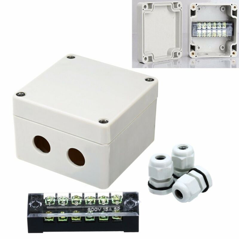 Waterproof Junction Box Cable Switch Wire Connection Enclosure Case IP66 3 Way 