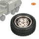 thumbnail image 4 of 4 unids/set neumáticos de goma para camiones militares para coche de Control remoto WPL C14 C24 (Color titanio), 4 of 8
