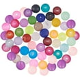 thumbnail image 5 of 24 Color 10mm Transparent Frosted Glass Beads 360pcs Tiny Crystal Glass Round Loose Spacer Beads for Jewelry Making 1 Box, 5 of 8