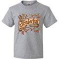 thumbnail image 3 of Inktastic Oktoberfest Banner with Orange Autumn Leaves Youth T-Shirt, 3 of 5