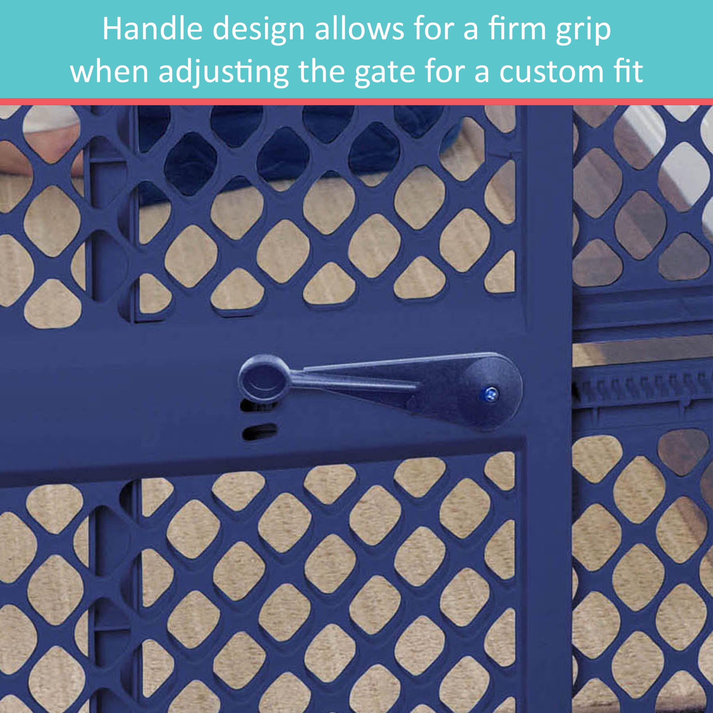 Toddleroo by North States 26"-42" Supergate Classic Baby Safety Gate, Plastic Material